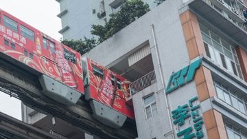 Estação Liziba em Chongqing, na China. - Imagem: plej92 / iStock