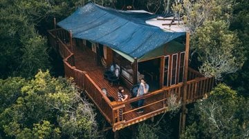 casa na árvore é um destino romântico para os viajantes - Foto: Pexels