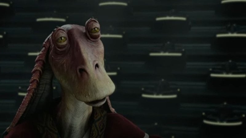 Jar Jar Binks - Via YouTube/StarWars Saga LatinAmerica