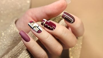 As unhas geométricas podem ser uma boa pedida para você. - (marigo20 / iStock)