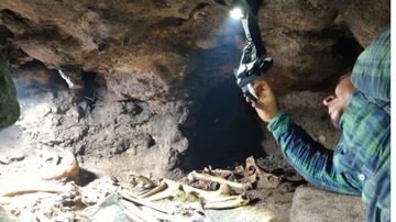 Uma caverna foi encontrada por arqueólogos no México. - Reprodução: Governo do México