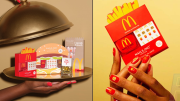 Confira mais detalhes de uma coleção de esmaltes feita em parceria com o McDonald's. - Reprodução / Divulgação