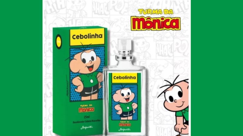 O cheiro do famoso perfume do Cebolinha. - Reprodução / Divulgação