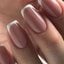 Confira mais inspirações sobre o clássico das unhas: a francesinha. - reprodução/ pinterest/ Larissa Nolasco