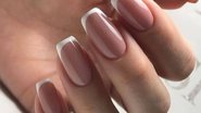 Confira mais inspirações sobre o clássico das unhas: a francesinha. - reprodução/ pinterest/ Larissa Nolasco