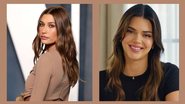 Os cabelos mudam de tendência toda hora e estamos aqui para manter você a par de tudo. - reprodução/ Pinterest/ Hailey Bieber/ Kendall Jenner