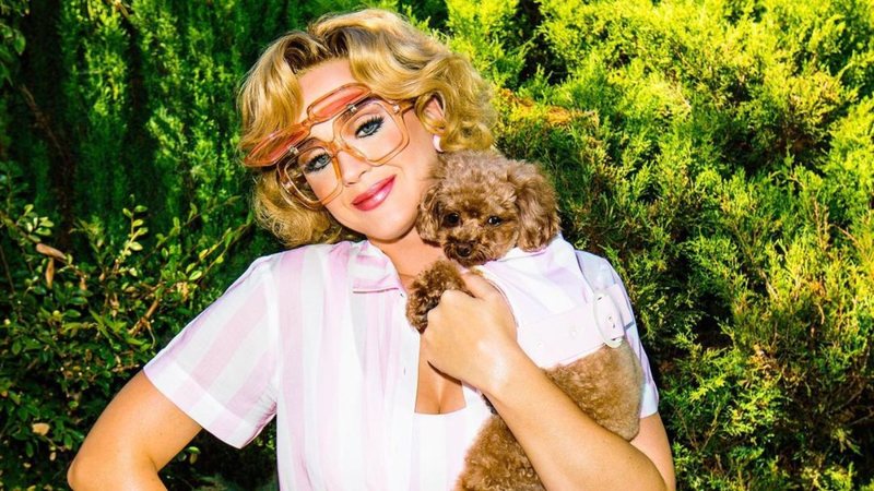 Katy Perry e seu cachorro, Nugget. - Reprodução/Instagram/@missnuggetperry