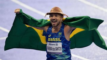 Velocista Petrúcio Ferreira conquistou sua sexta medalha paralímpica. - Reprodução/Instagram/@petrucio_t47