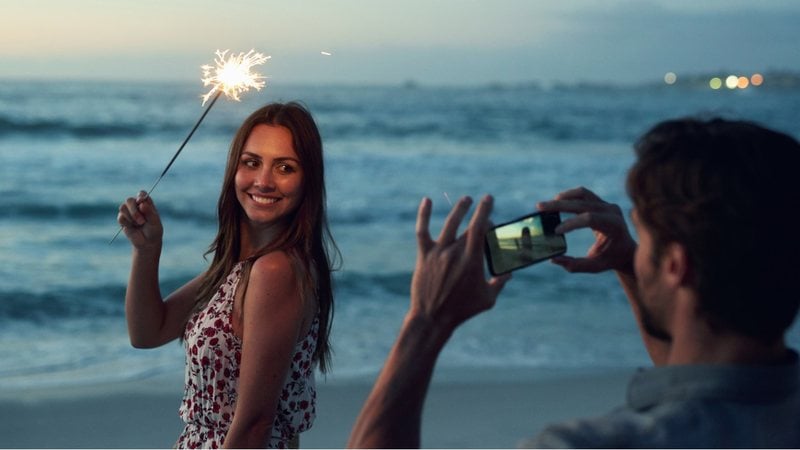 As celebrações de Ano Novo na praia são algumas das mais comuns. - Jacob Wackerhausen / iStock