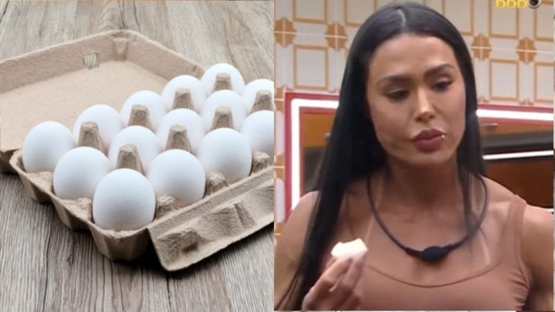 A musa fitness é conhecida por comer cerca de 40 ovos por dia. - (Reprodução / Rede Globo)