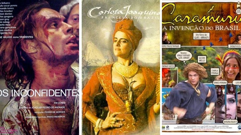 As obras têm personagens da corte, militares, indígenas e escravizados, retratados com objetivos distintos. - Reprodução