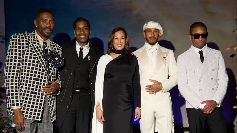 Colman Domingo, A$AP Rocky, Kamala Harris, Lewis Hamilton e Pharrel Williams. - Reprodução/Instagram/@voguemagazine