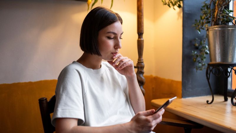 Reflita bastante e seja cauteloso ao conversar com um conhecido que está lidando com problemas. - Freepik