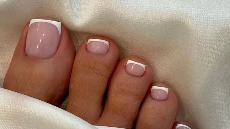 As francesinhas são alguns dos estilos mais queridos por quem ama pedicure. - Reprodução / Pinterest