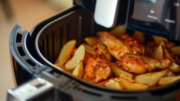 esquentar comida na air fryer com segurança