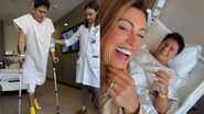 César Filho fazendo tratamento médico em hospital