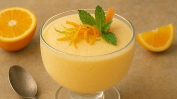 mousse de laranja