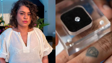 preta gil e pedra de diamante