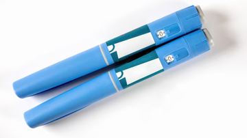 duas canetas emagrecedoras dispostas lado à lado.