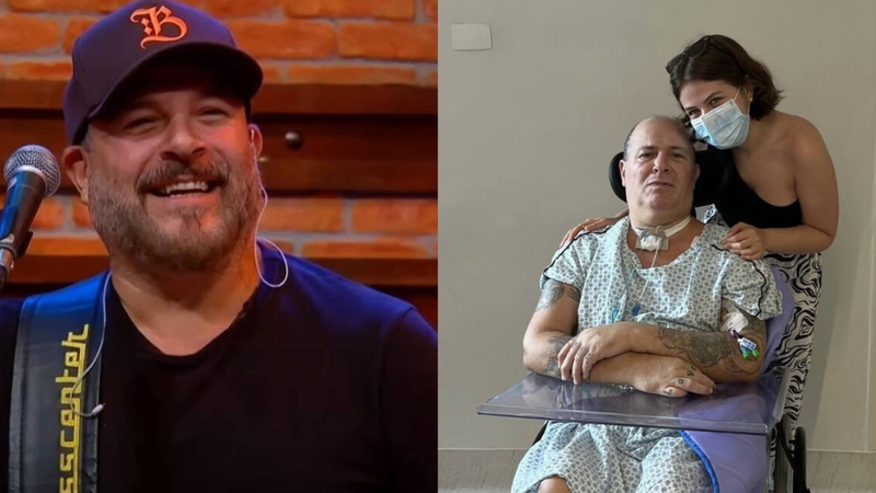 Baixista do Ultraje a Rigor em cadeira de rodas, se recuperando após atentado.