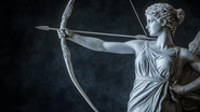 Estátua da deusa grega Artemis.