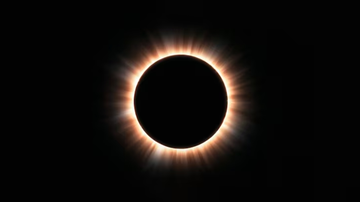 Eclipse anular, ou "anel de fogo".
