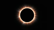 Eclipse anular, ou "anel de fogo".