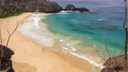Praia do sancho vista de cima