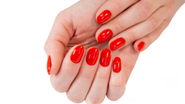 unhas vermelhas
