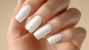 unhas brancas