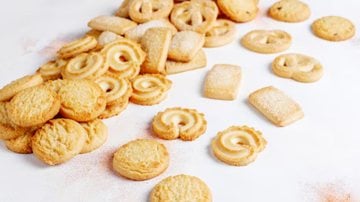 Esse biscoito amanteigado na air fryer é a opção perfeita para quem quer um doce rápido sem ter trabalho