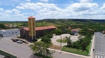 visão aerea de São Gonçalo do Abaeté