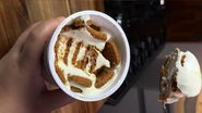 pote de iogurte com biscoito