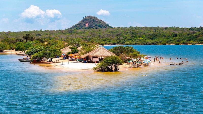praia de água doce