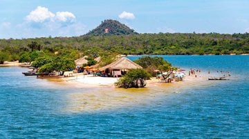 praia de água doce