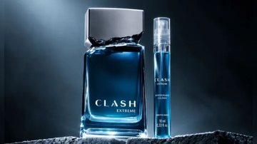 embalagem do perfume clash extreme.
