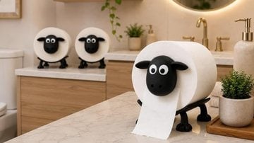 item fofo de decoração para banheiro