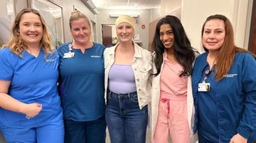 jessica e equipe medica