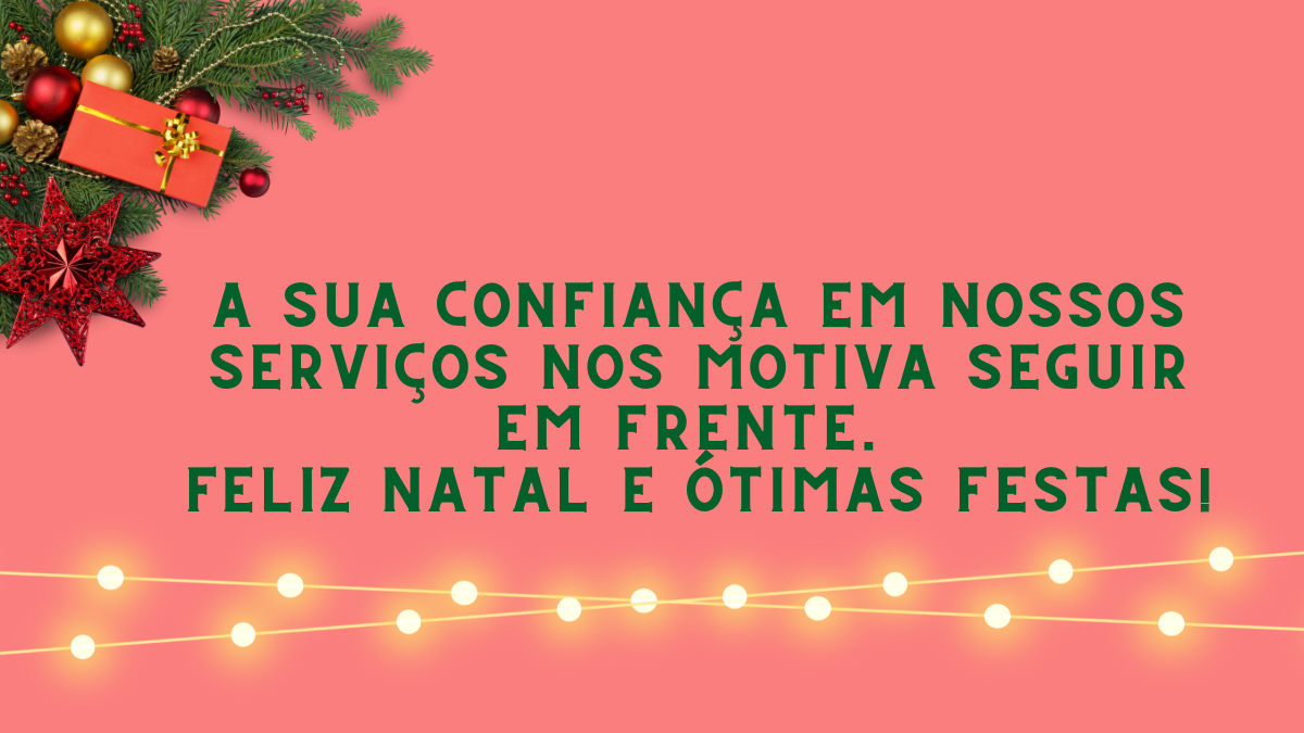 frase de natal apra comercio