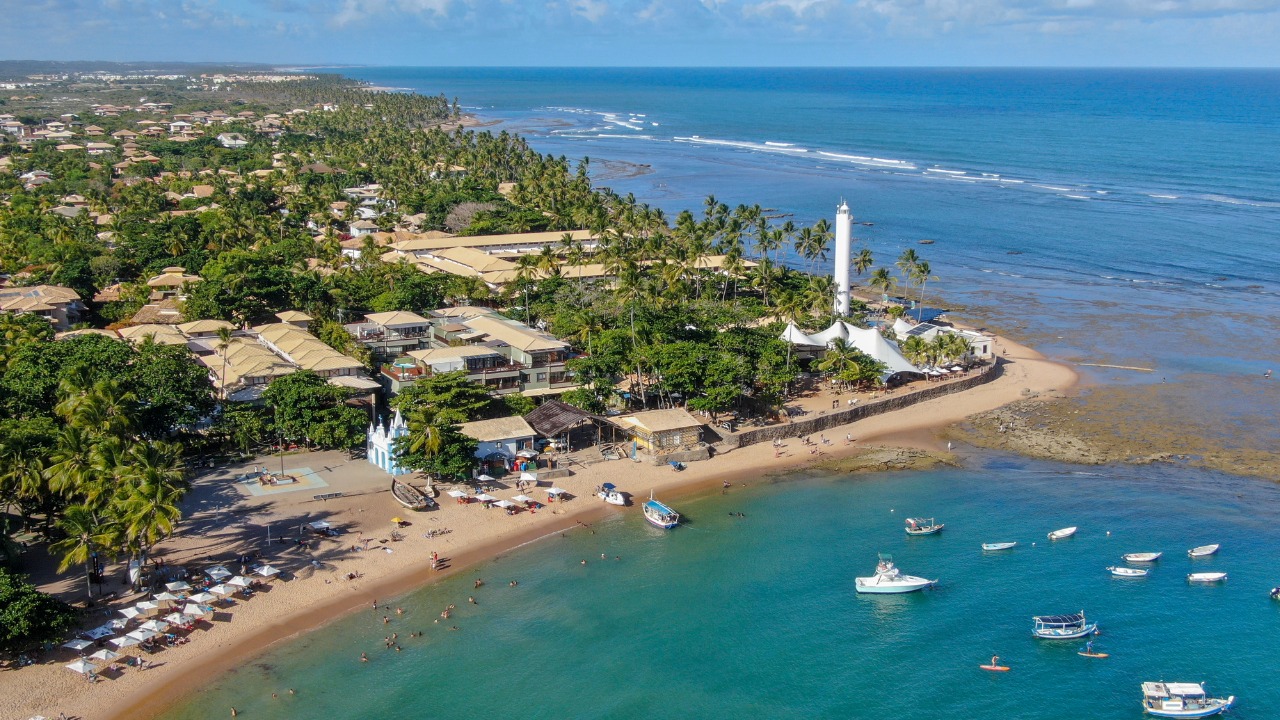 Praia do forte na Bahia