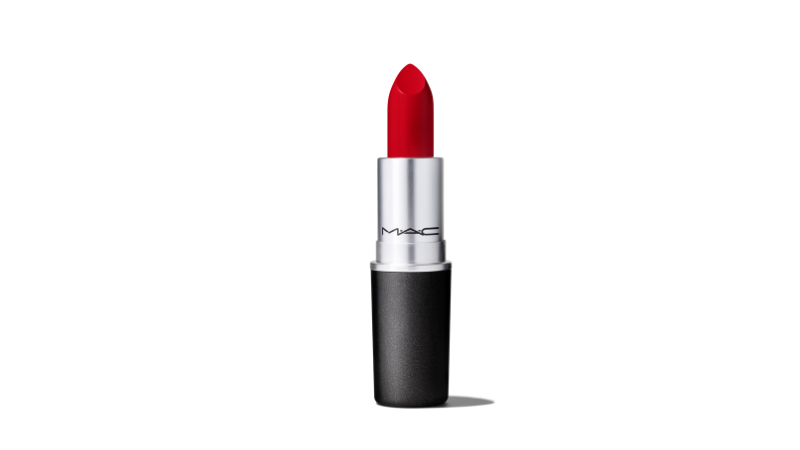 Batom Ruby Woo da MAC cosmetics.