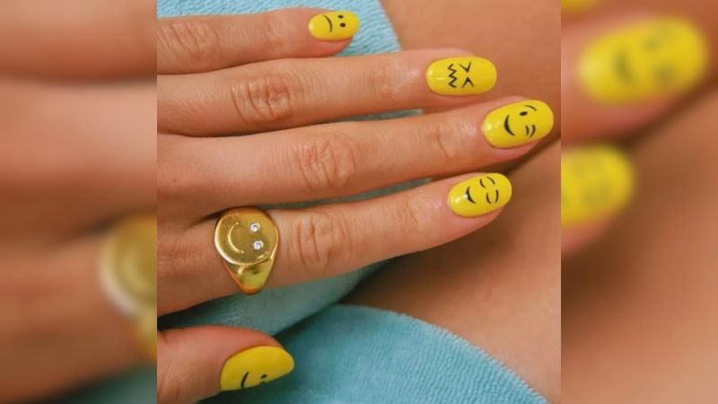 Diversão! É com o esmalte amarelo, que pode ser usado desde o animal print até emojis.