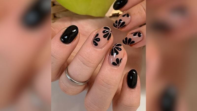 O pretinho não precisa ser sempre básico, uma nail art bem-feita é tudo!