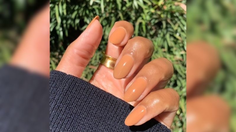 A cor "doce de leite" é uma das principal para as latte nails!