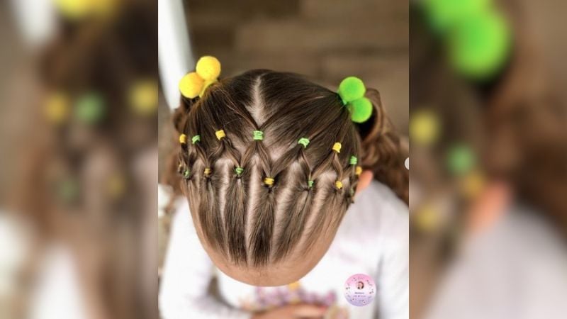 Os elásticos são os melhores aliados para quem procura penteados mais ousados nos baixinhos!