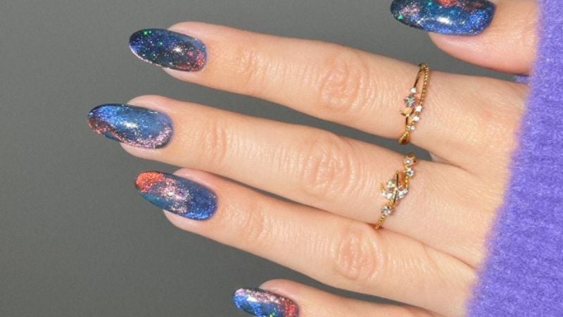 unhas-com-glitter