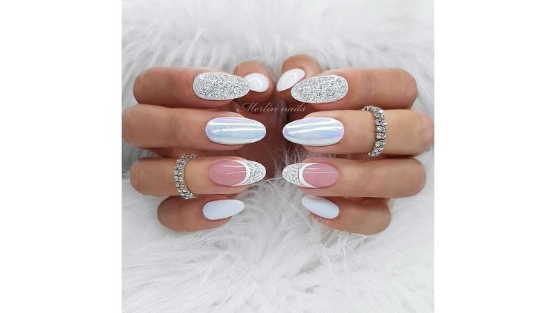 Por que não apostar em um estilo diferente de nail art para em cada unha?