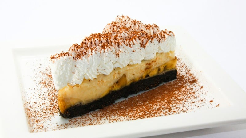 Fatia de banoffee.