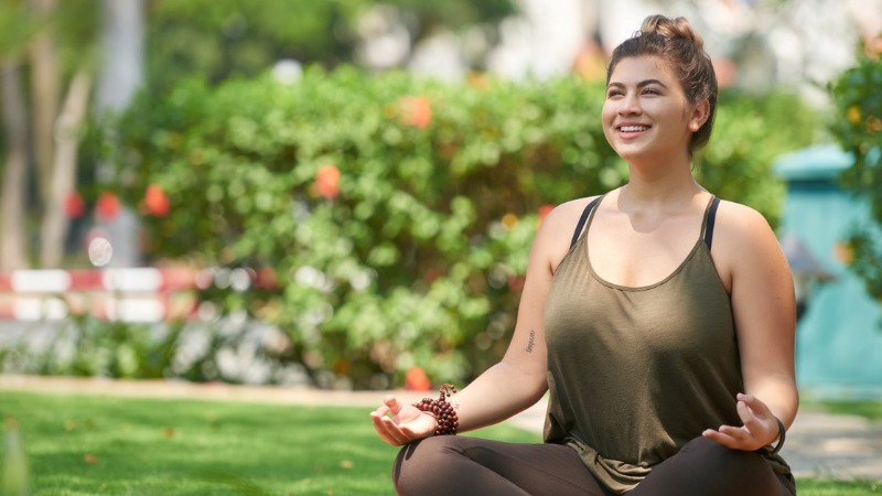 A meditação é o ponto de encontro entre o corpo e a mente.