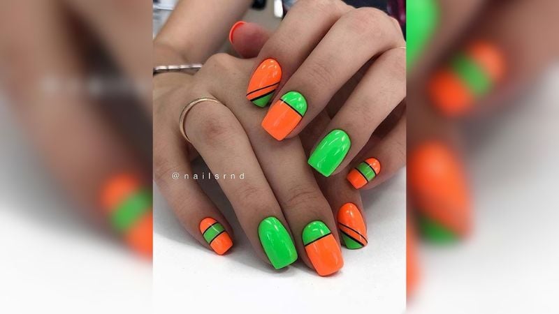 O laranja funciona bem quando combinado com outras cores, como, por exemplo, o verde.